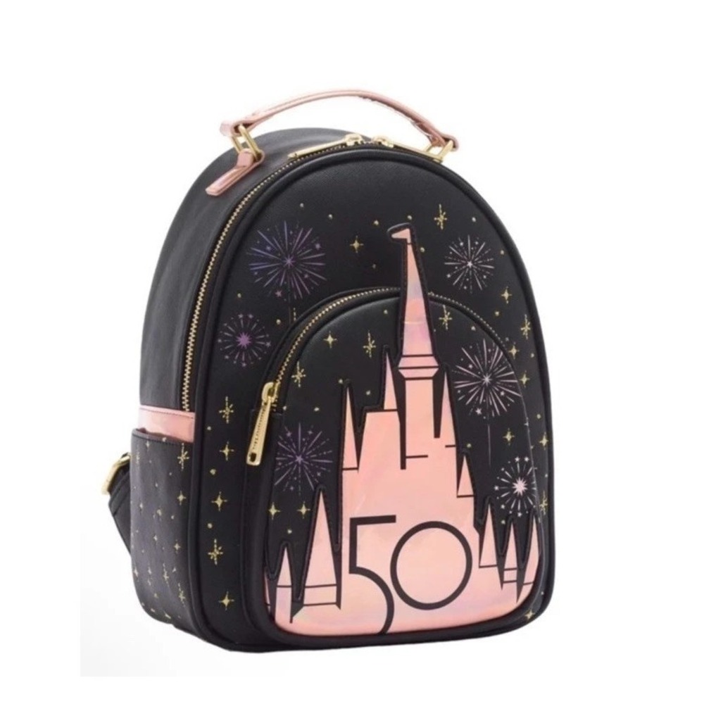 Walt Disney World 50th Anniversary Grand Finale Loungefly Mini Backpack